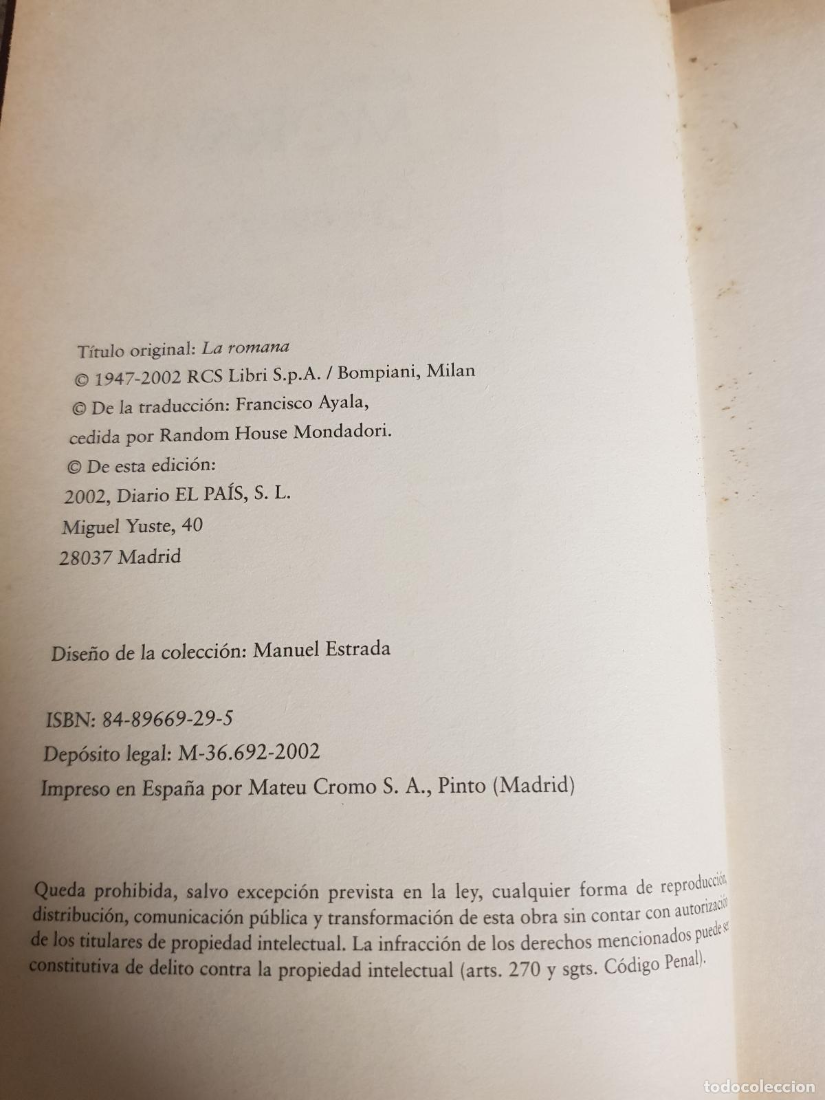 Libros de segunda mano: La romana - Alberto Moravia - Foto 4