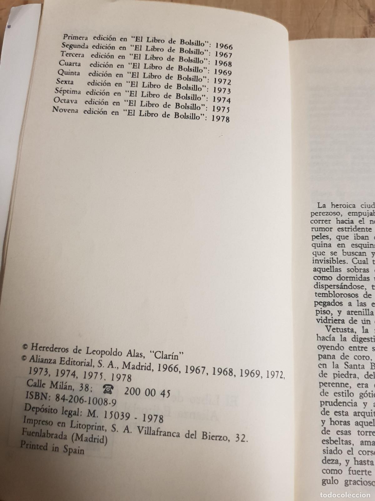 Libros de segunda mano: La regenta - Clarin - Foto 3