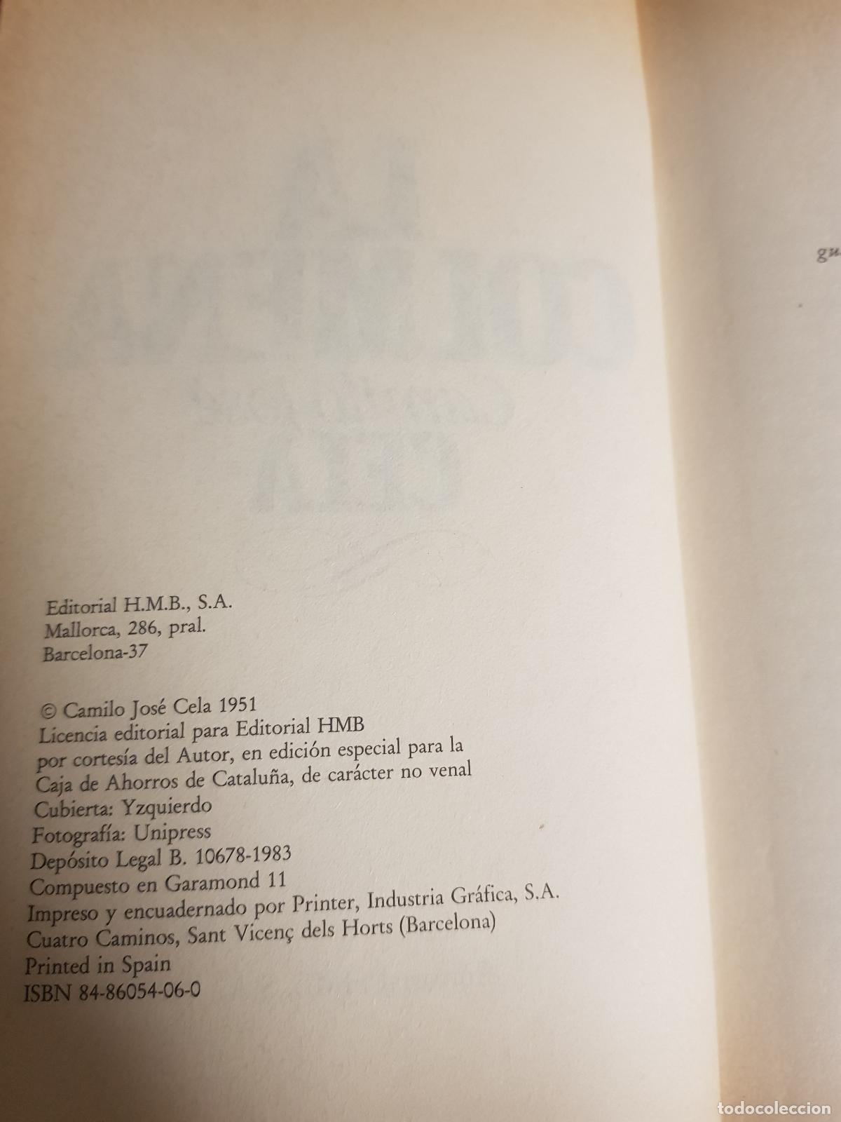 Libros de segunda mano: La colmena - Camilo Jos&eacute; Cela - Foto 4