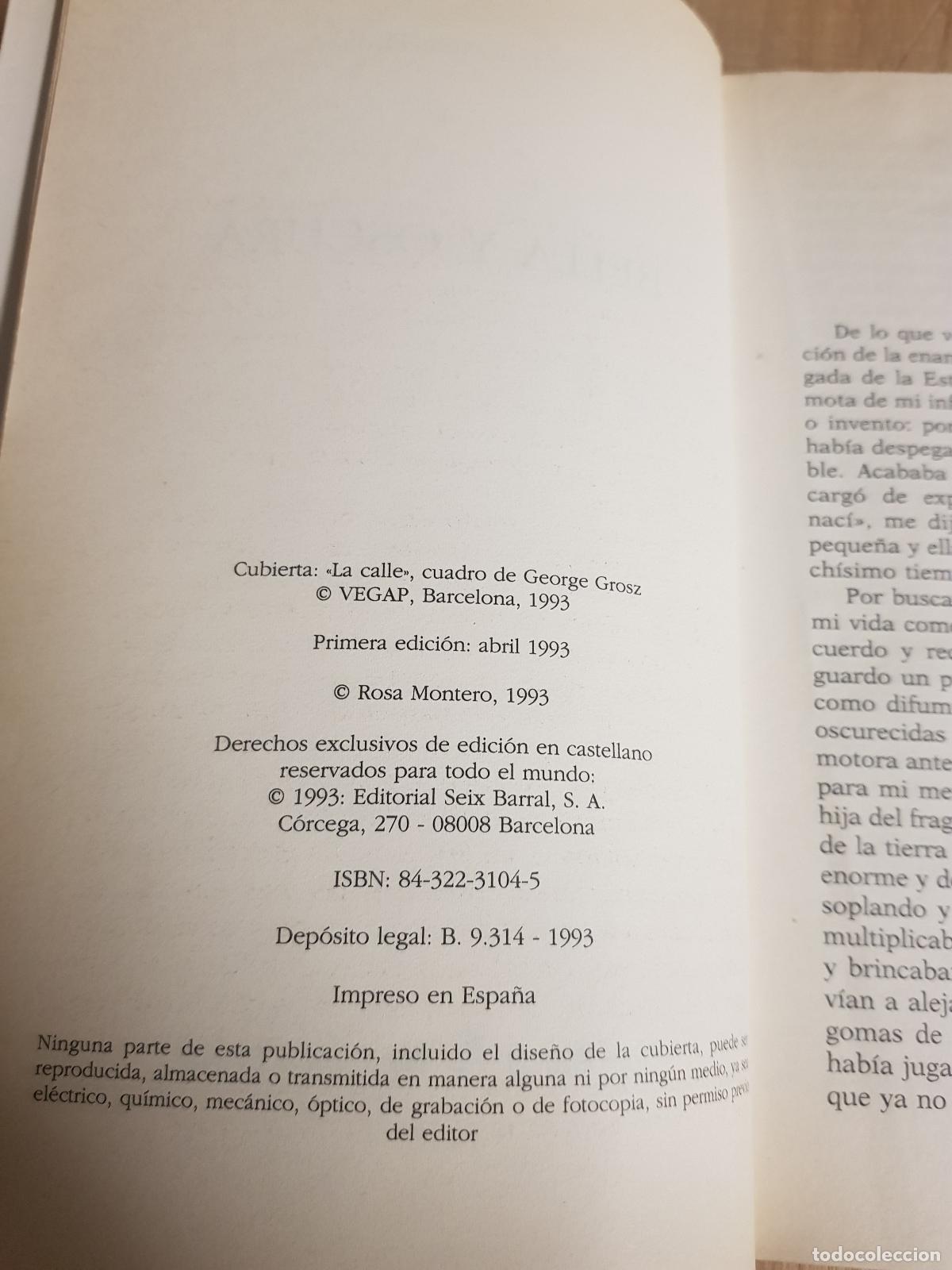 Libros de segunda mano: Bella y oscura - Rosa Montero - Foto 4