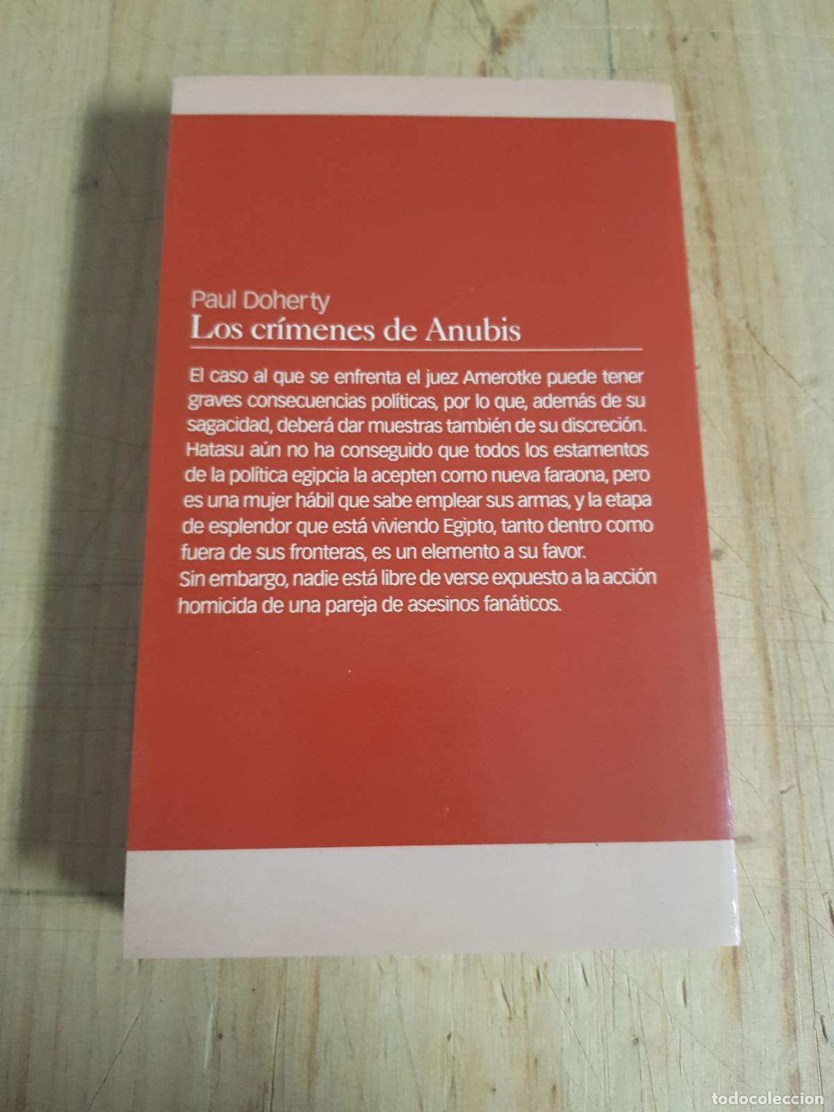 Libros de segunda mano: Los cr&iacute;menes de anubis - Paul Doherty - Foto 5