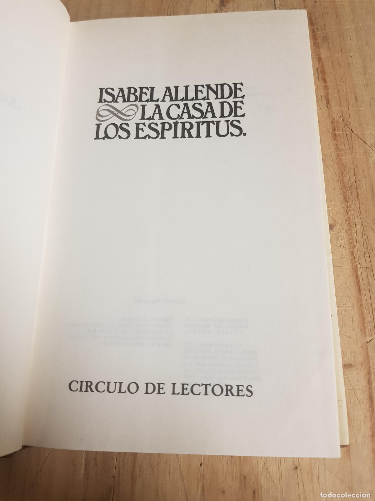 Libros de segunda mano: La casa de los espiritus - Isabel Allende - Foto 3