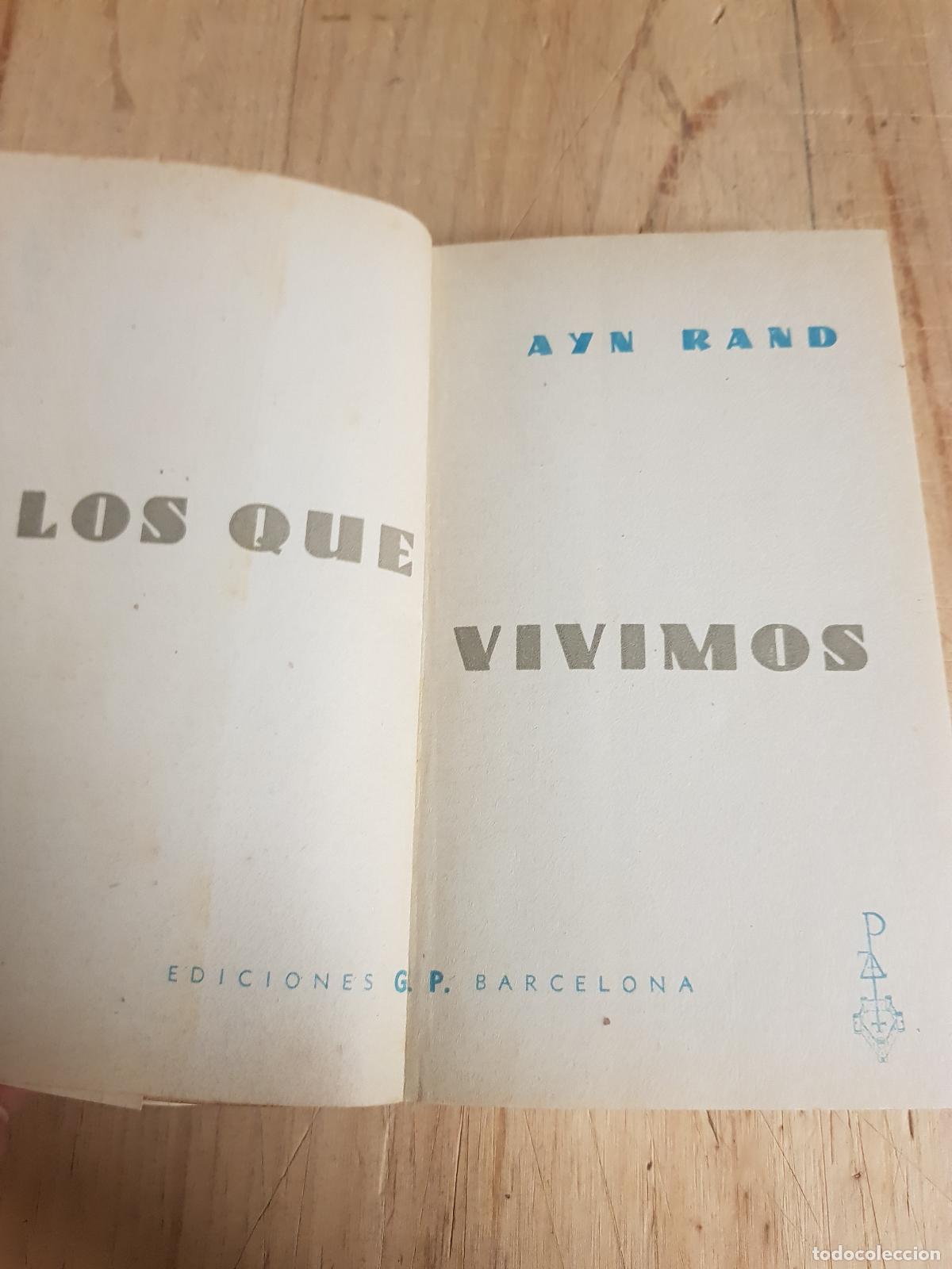 Libros de segunda mano: Los que vivimos - Ayn Rand - Foto 3