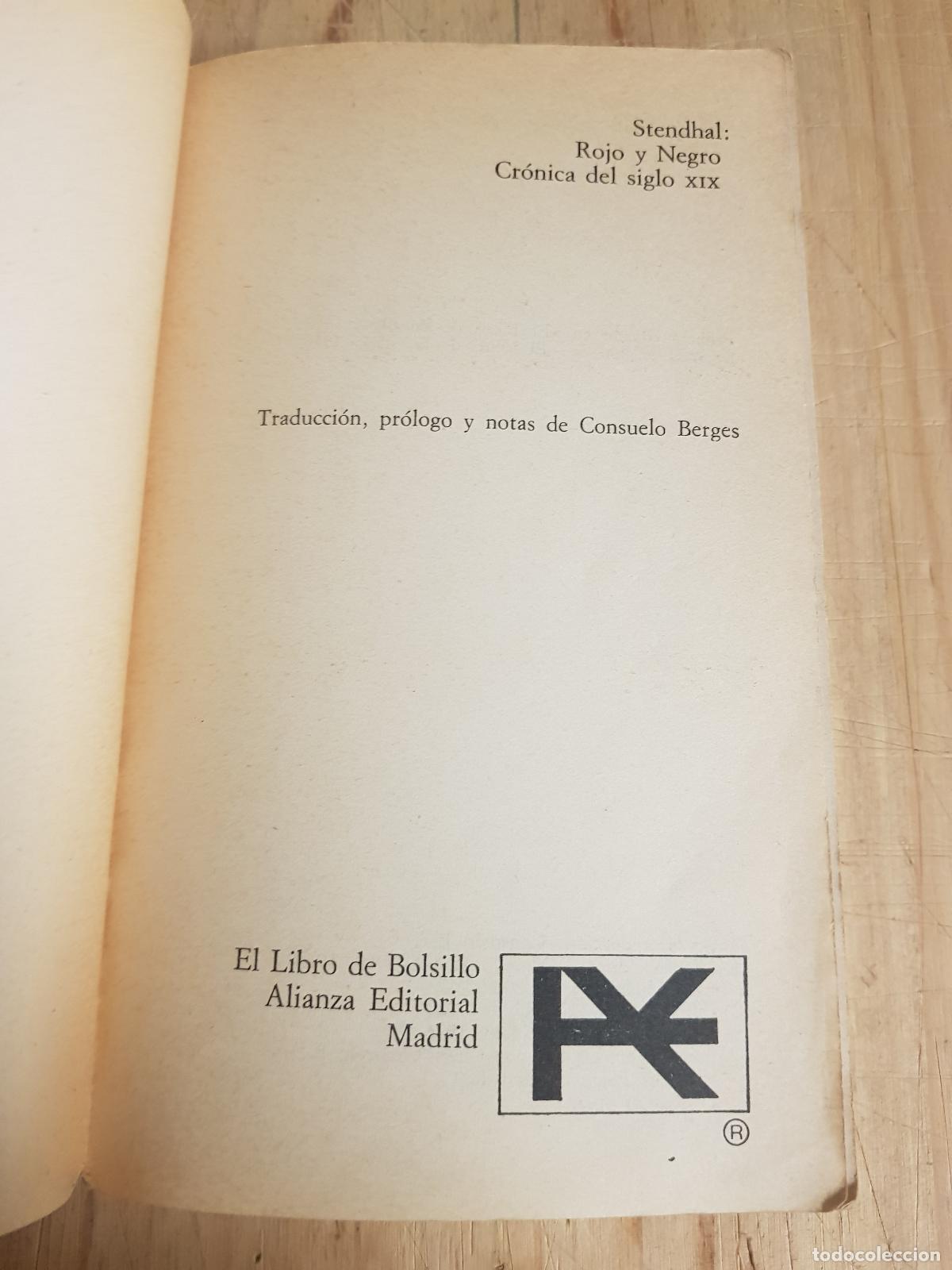 Libros de segunda mano: Rojo y Negro - Stendhal - Foto 2
