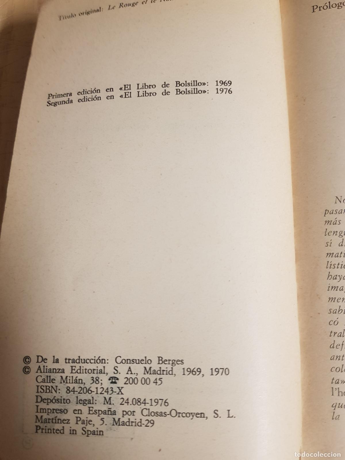 Libros de segunda mano: Rojo y Negro - Stendhal - Foto 3