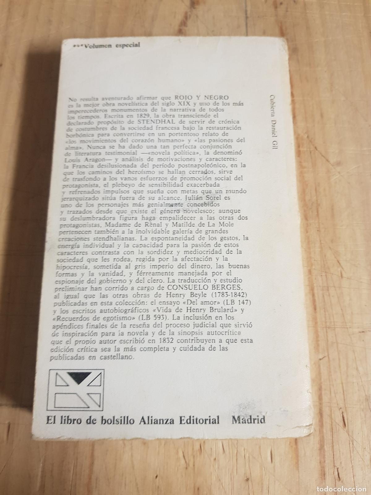Libros de segunda mano: Rojo y Negro - Stendhal - Foto 5