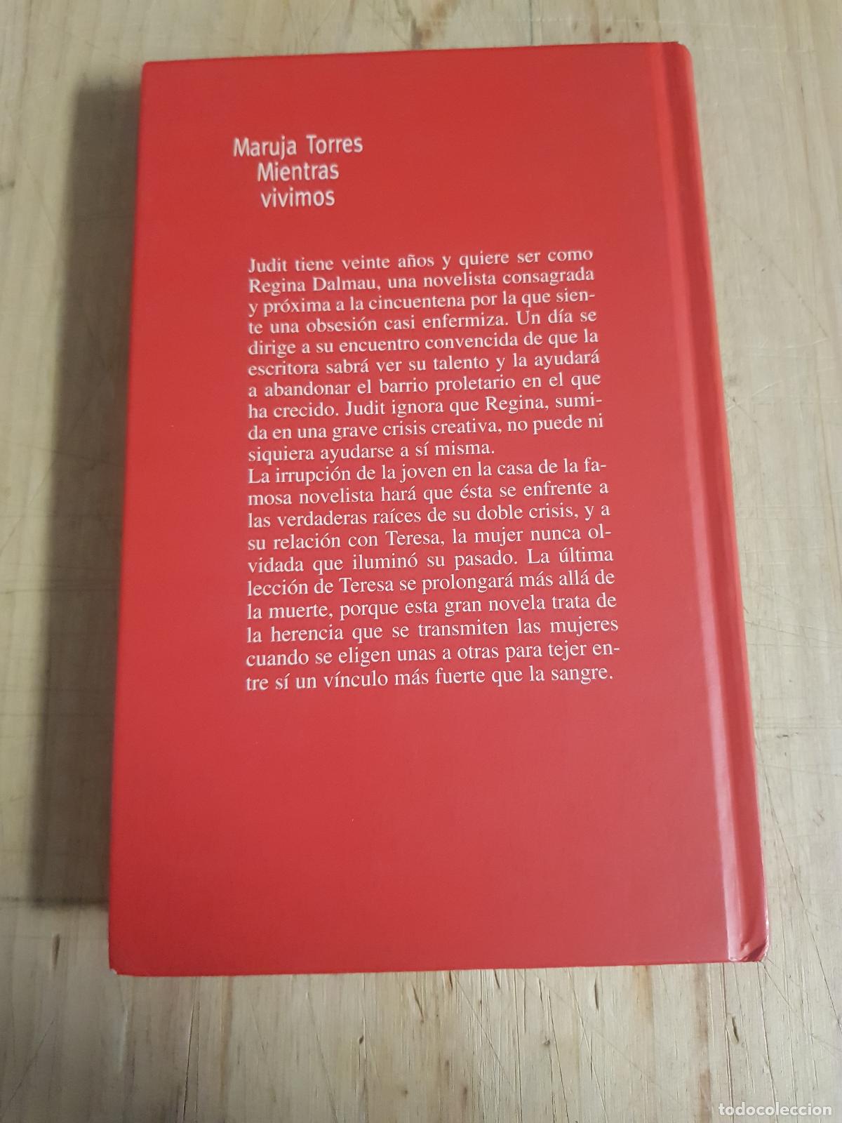 Libros de segunda mano: Mientras vivimos - Maruja Torres - Foto 5