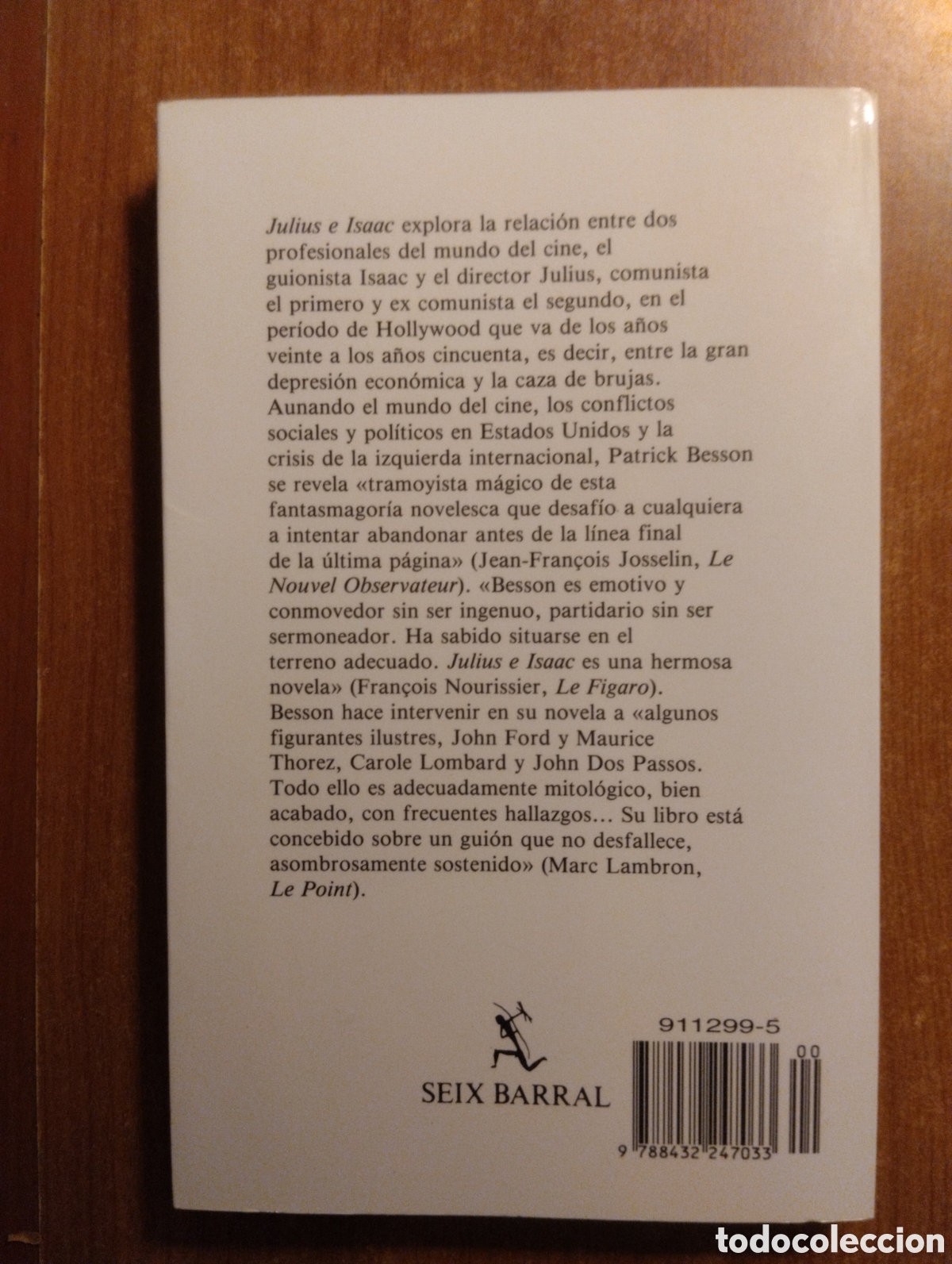Libros de segunda mano: Julius e Isaac, Patrick Besson - Foto 2