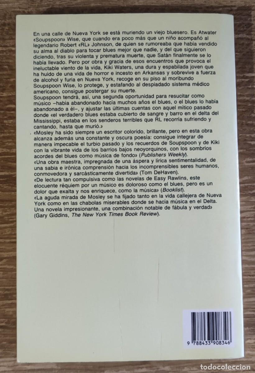 Libros de segunda mano: Libro - Blues de los sue&ntilde;os rotos (1996) Walter Mosley - Foto 4