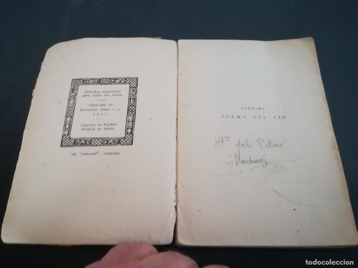 Libros de segunda mano: POEMA DEL CID / / AR-706 / EBRO - Foto 3
