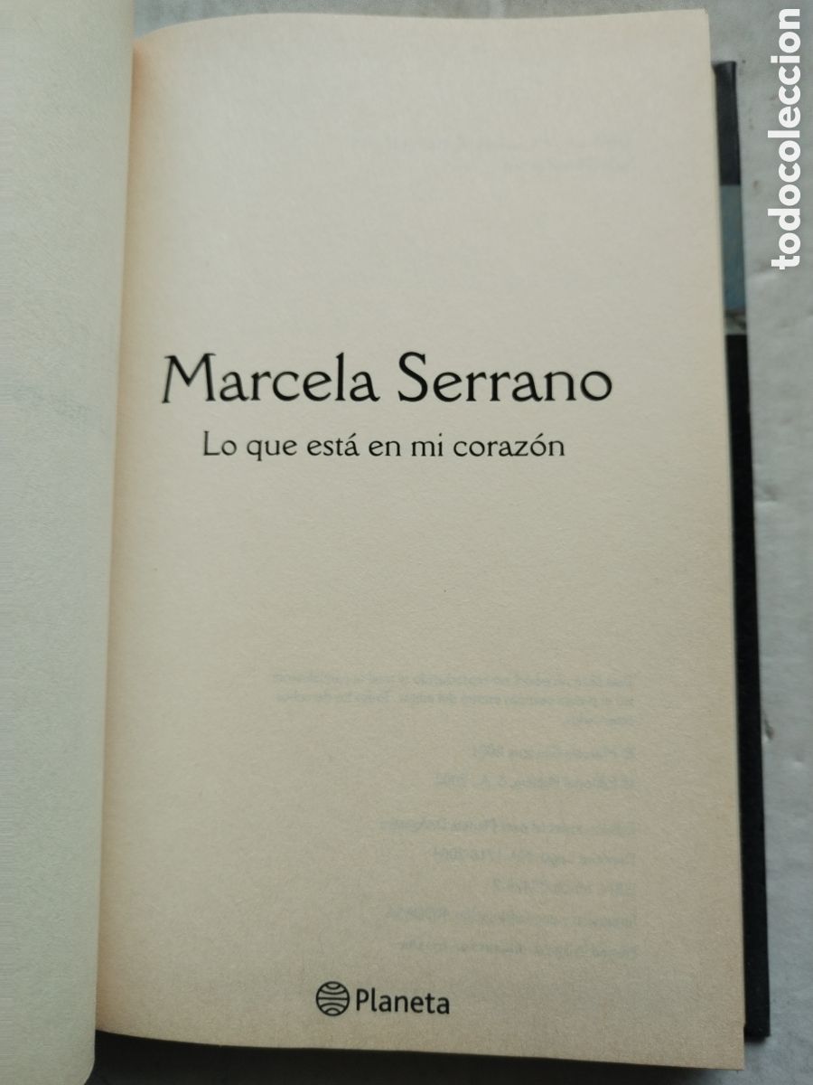 Libros de segunda mano: LO QUE EST&Aacute; EN MI CORAZON/MARCELA SERRANO - Foto 2