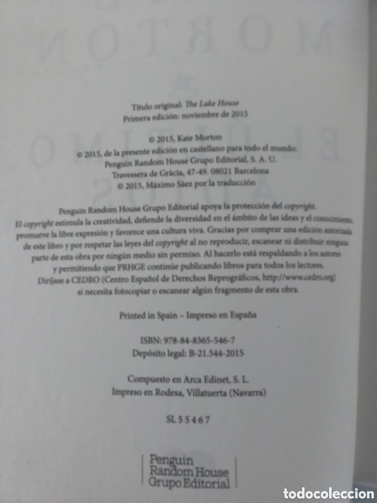 Libros de segunda mano: Libro Kate Morton - Foto 3