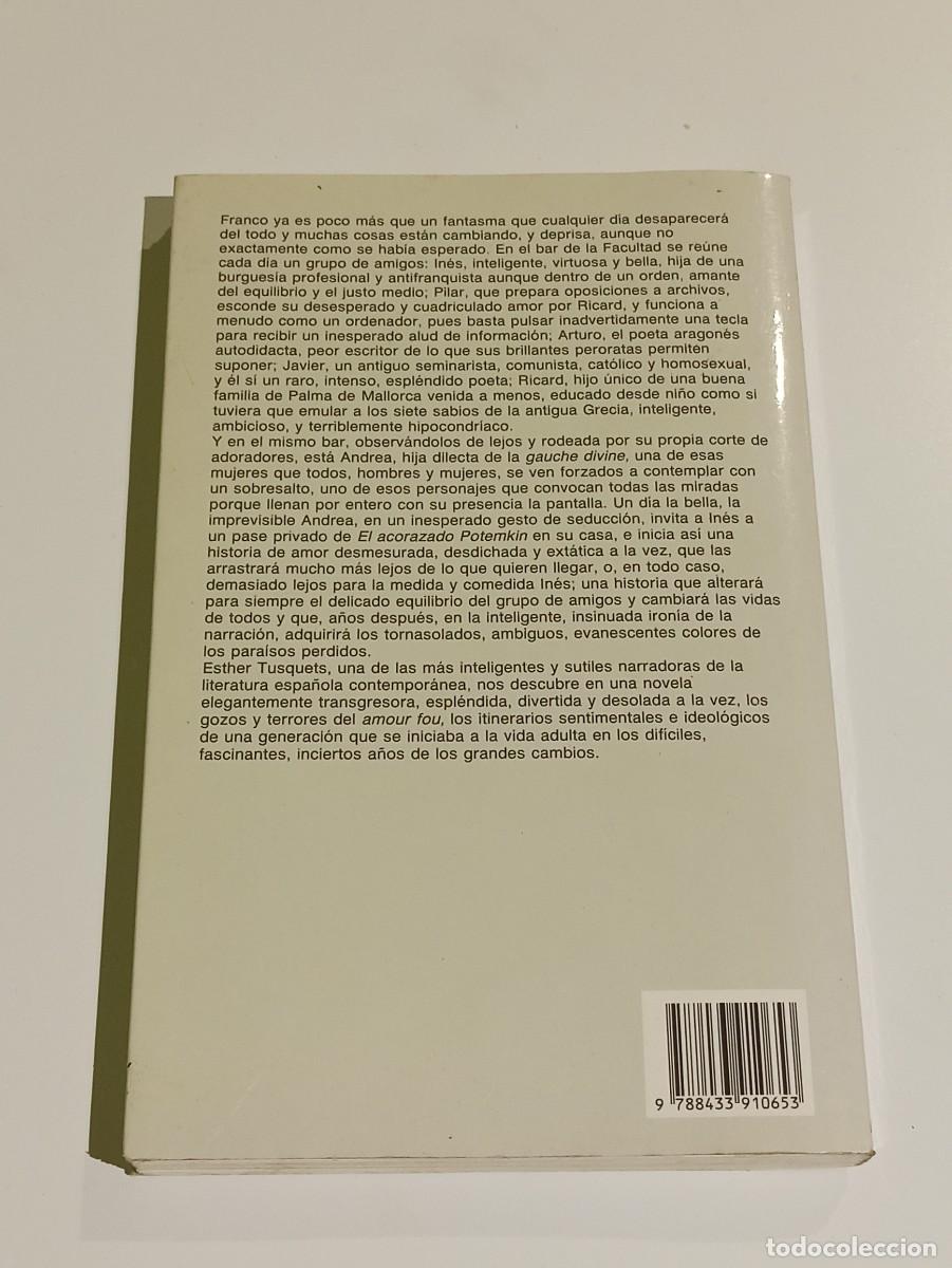 Libros de segunda mano: Libro Con la miel en los labios Esther Tusquets - Foto 2