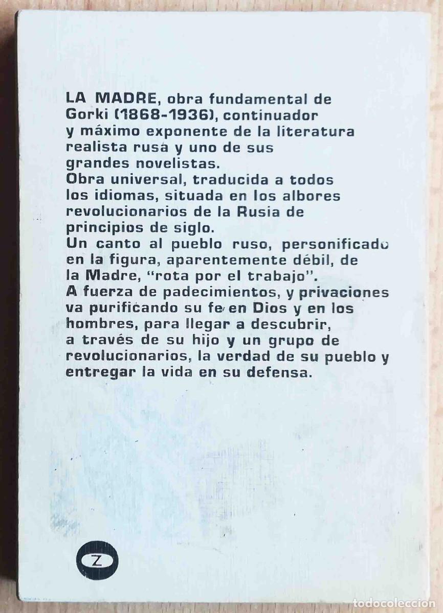 Libros de segunda mano: La madre (M&aacute;ximo Gorki) ZYX - Foto 2
