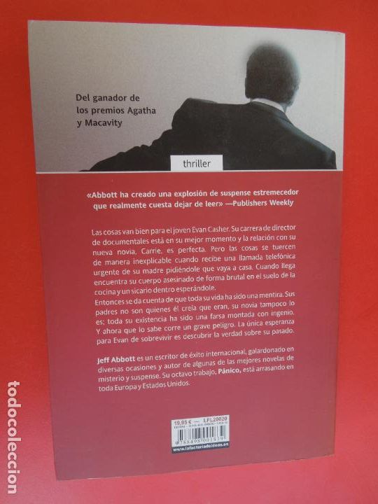 Libros de segunda mano: P&Aacute;NICO - JEFF ABBOTT - LA FACTORIA DE IDEAS 2008. - Foto 2