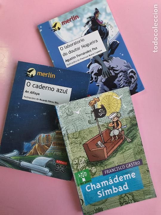 Libros de segunda mano: LOTE LIBROS-LECTURAS GALEGO-XUVENIS-MERLIN-XERAIS-VER FOTOS