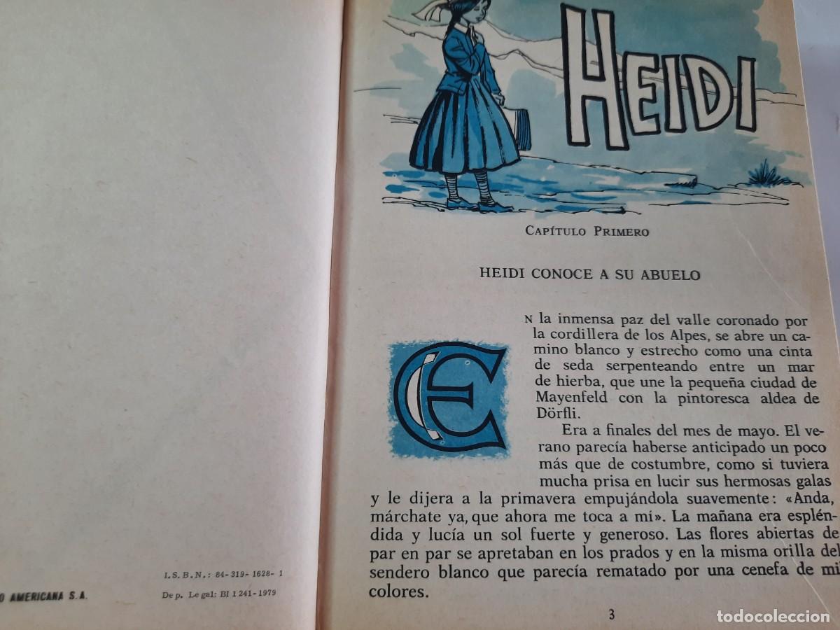 Libros de segunda mano: HEIDI &ndash; COLECCI&Oacute;N AMABLE TOMO 9 - Foto 2