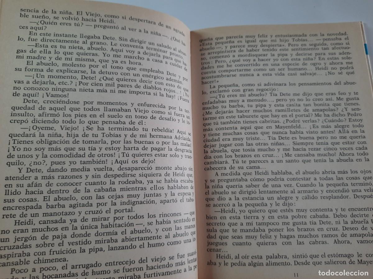 Libros de segunda mano: HEIDI &ndash; COLECCI&Oacute;N AMABLE TOMO 9 - Foto 3