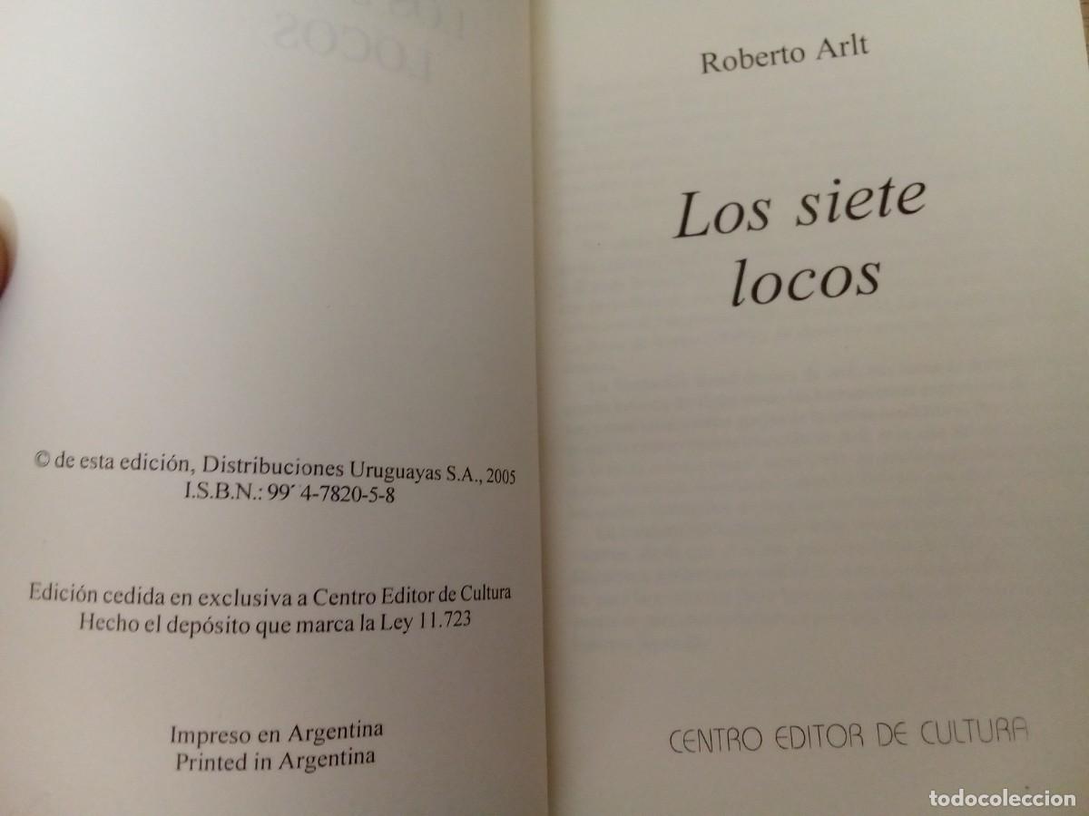 Libros de segunda mano: Los siete locos. Roberto Arlt - Foto 3