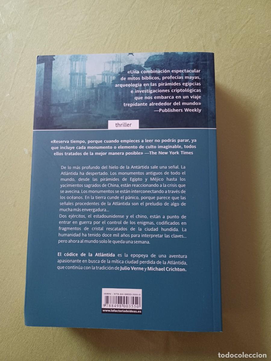 Libros de segunda mano: EL C&Oacute;DICE DE LA ATL&Aacute;NTIDA - STEL PAVLOU - Foto 2