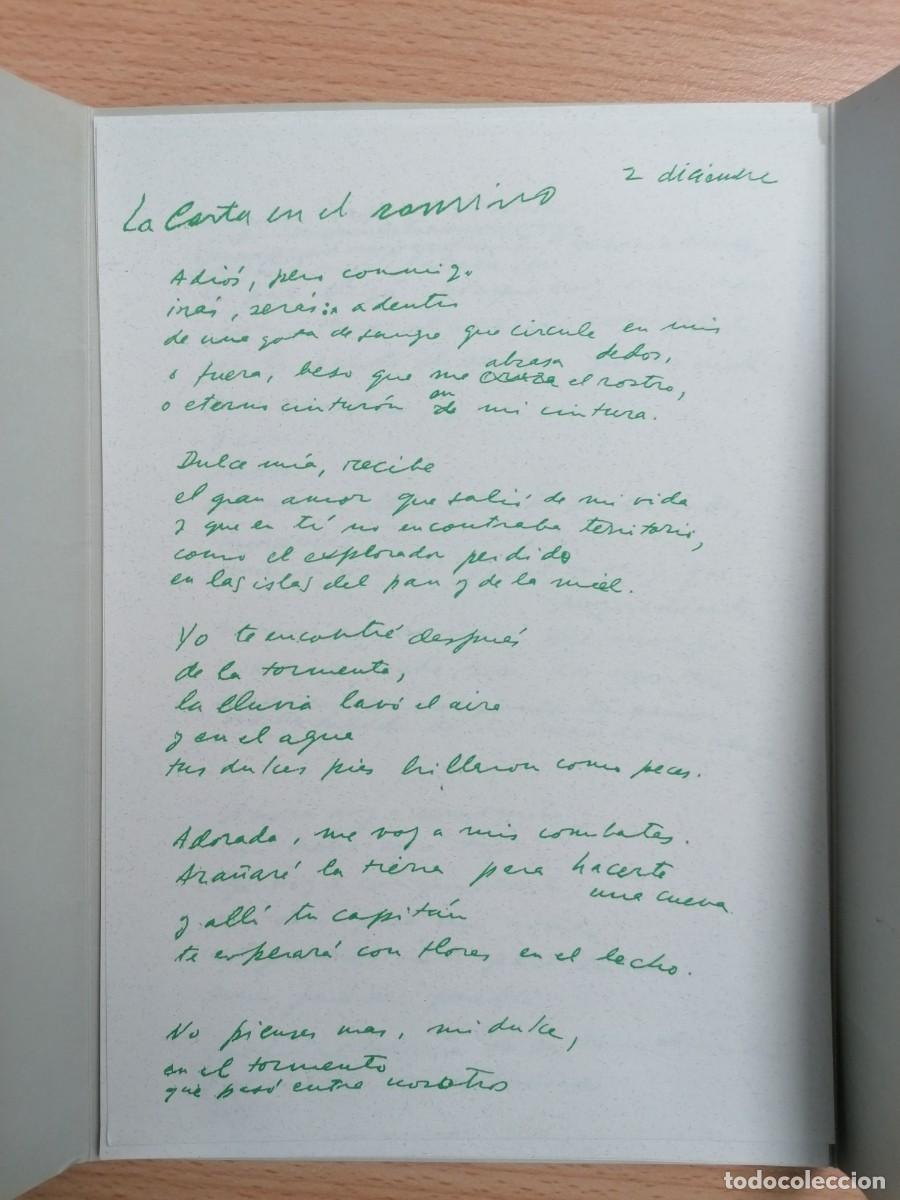 Libros de segunda mano: Neruda. La carta en el camino, facs&iacute;mil - Foto 2