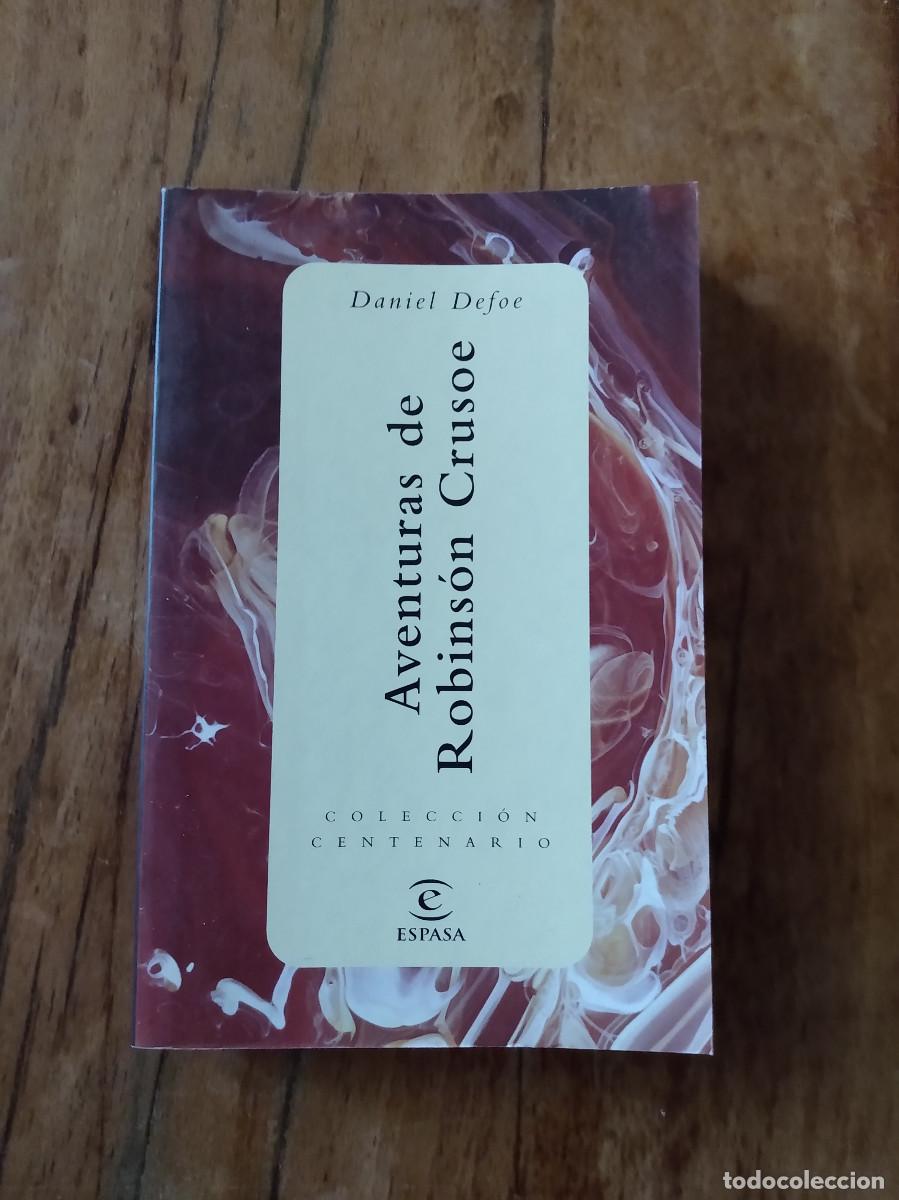 Libros de segunda mano: Aventuras de Robison Crusoe. Daniel Defoe. Espasa. - Foto 1