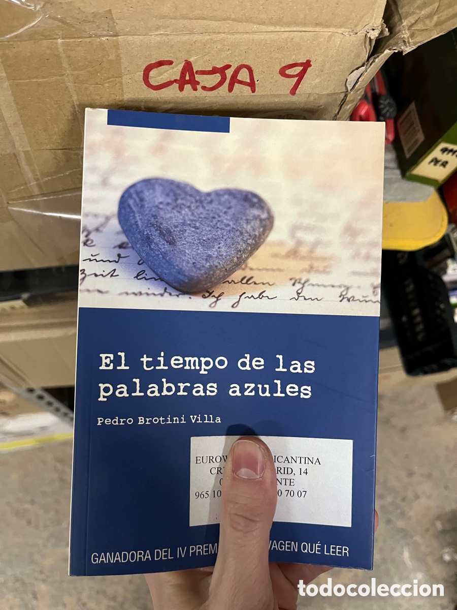 Libros de segunda mano: Caja9 El tiempo de las palabras azules pedro Brotini Villa
