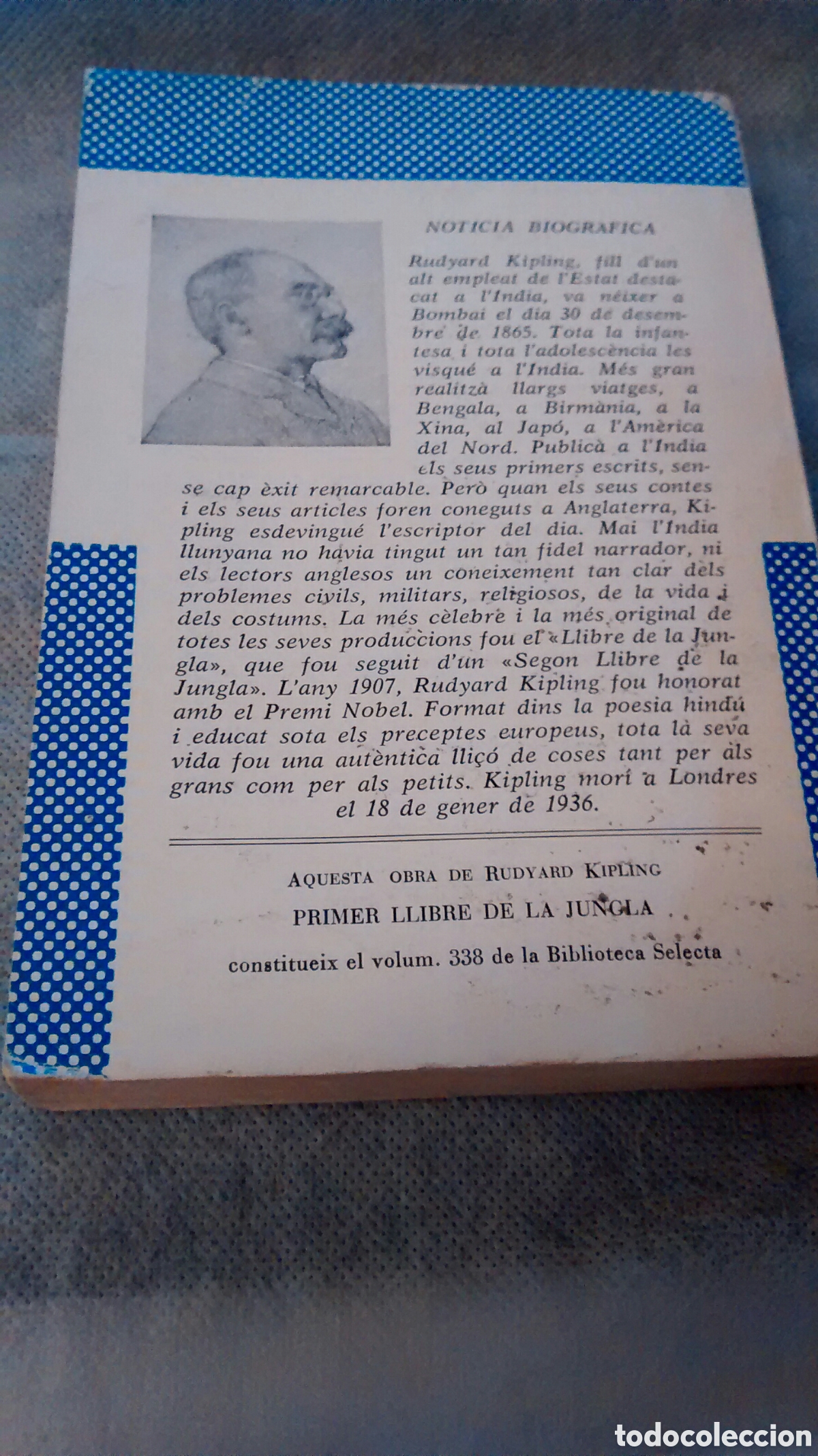 Libros de segunda mano: PRIMER LLIBRE DE LA JUNGLA DE RUDYARD KIPLING (SELECTA) - Foto 2