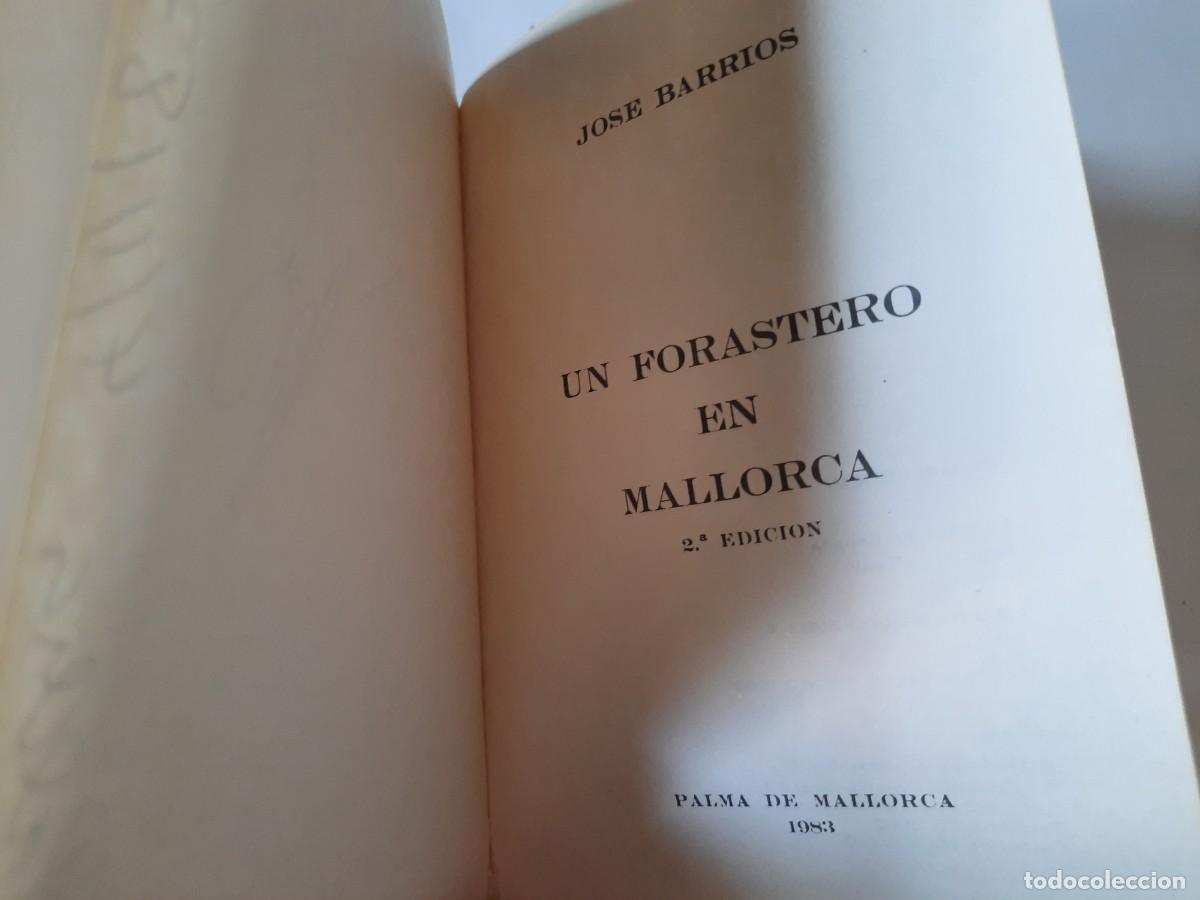 Libros de segunda mano: UN FORASTERO EN MALLORCA - Foto 3