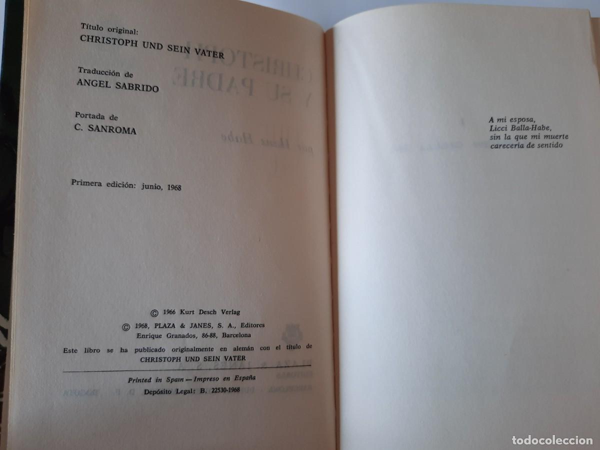 Libros de segunda mano: CHRISTOPH Y SU PADRE - Foto 3