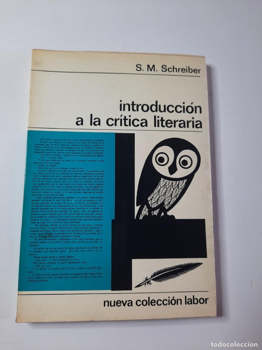 Libros de segunda mano: INTRODUCCION A LA CRITICA LITERARIA - Foto 1
