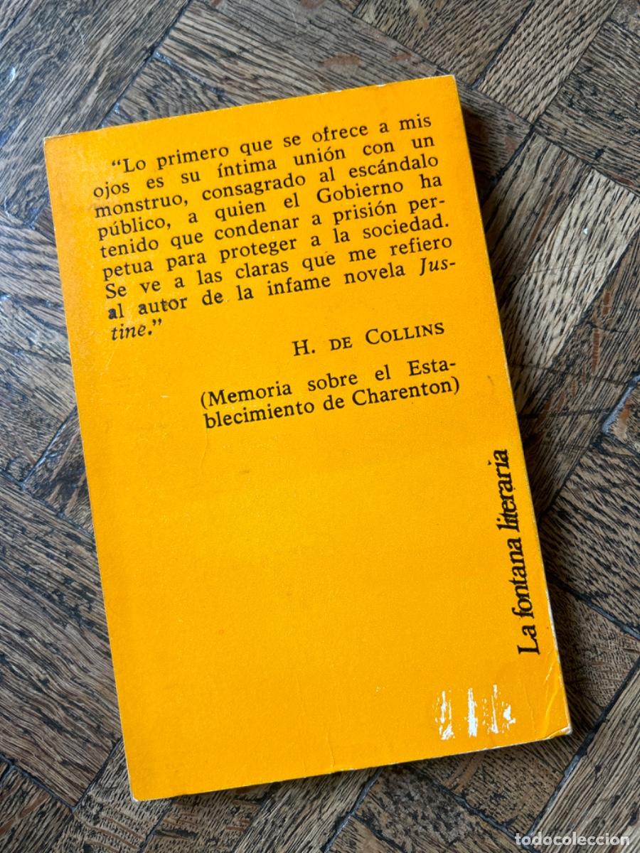Libros de segunda mano: Diario &uacute;ltimo - Marqu&eacute;s de Sade - Foto 4