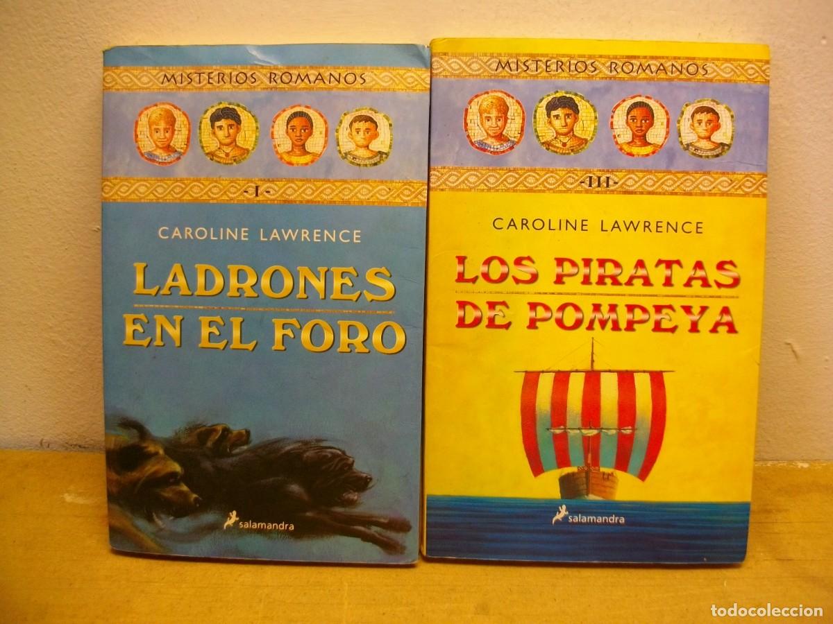 Libros de segunda mano: Misterios romanos 1 y 3: Ladrones en el foro +Los piratas de Pompeya