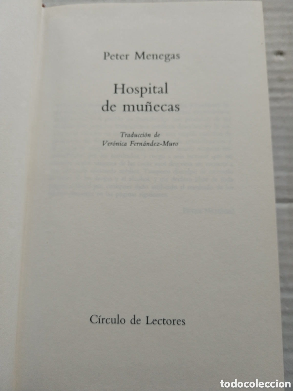 Libros de segunda mano: HOSPITALES DE MU&Ntilde;ECAS/PETER - Foto 3