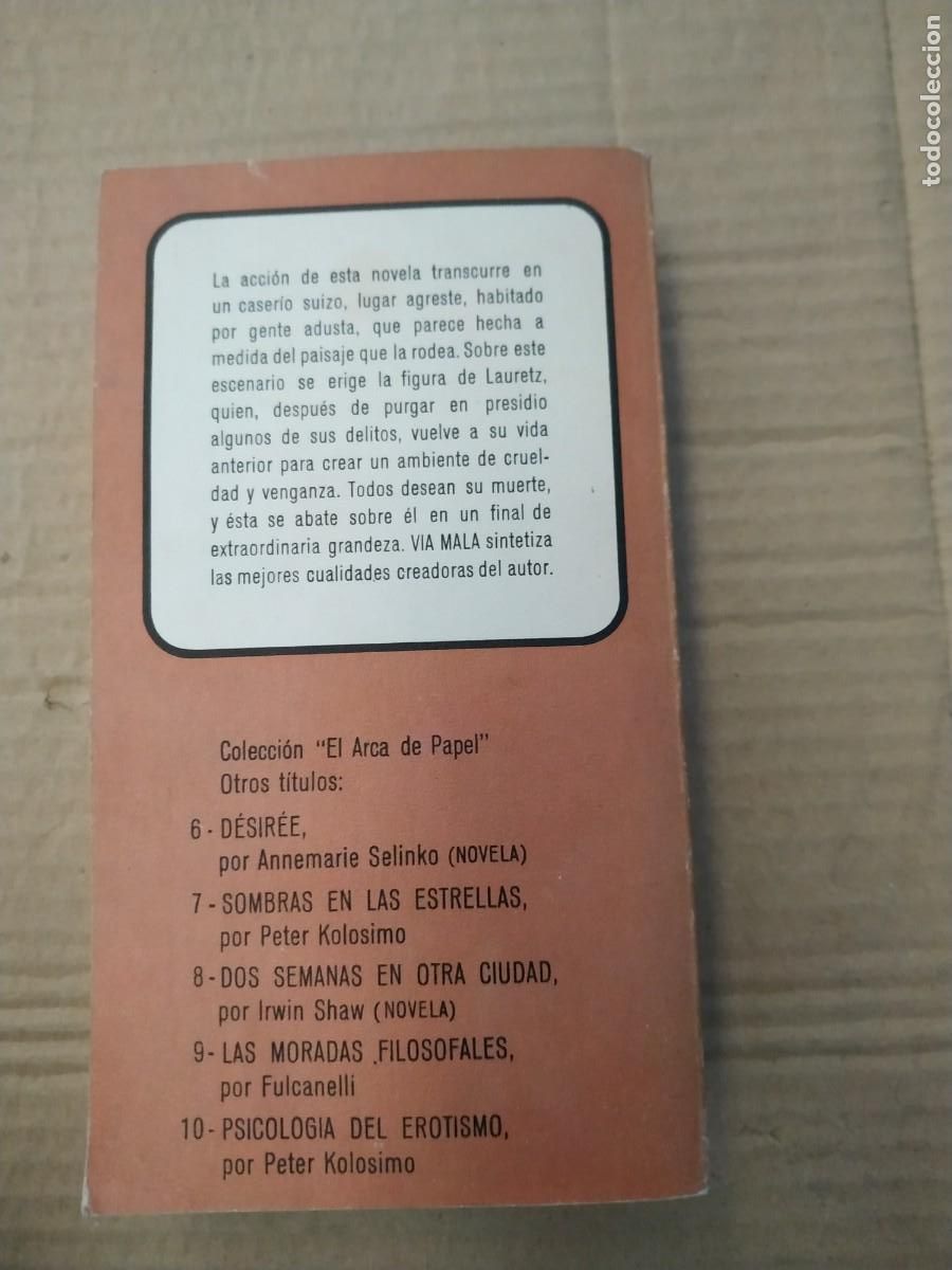 Libros de segunda mano: V&iacute;a mala - John Knittel - Foto 2