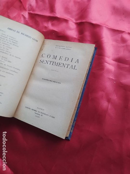 Libros de segunda mano: Comedia sentimental. Ricardo Leon. L.4349-79 - Foto 5