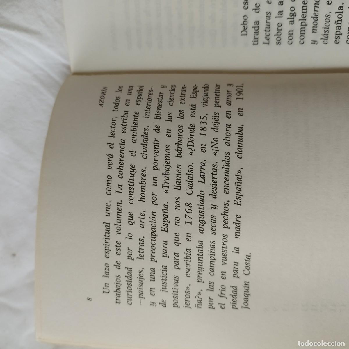 Libros de segunda mano: LECTURAS ESPA&Ntilde;OLAS / AZORIN / EVA 093 - Foto 8
