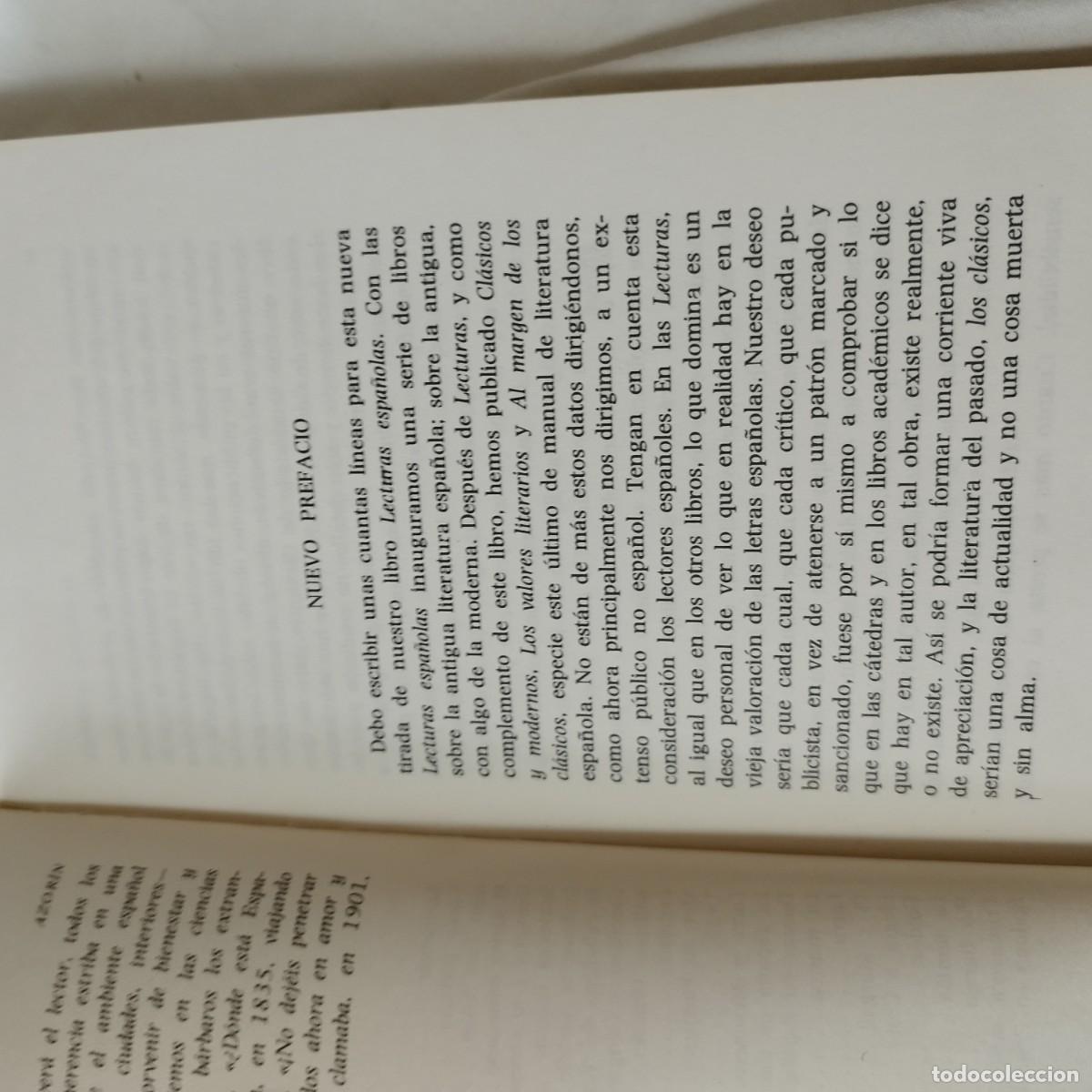 Libros de segunda mano: LECTURAS ESPA&Ntilde;OLAS / AZORIN / EVA 093 - Foto 9