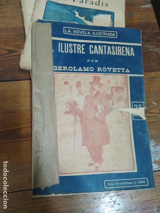 Libri di seconda mano: Novela ilustrada. La ilustre cantasirena. G.Rovetta. REV.629