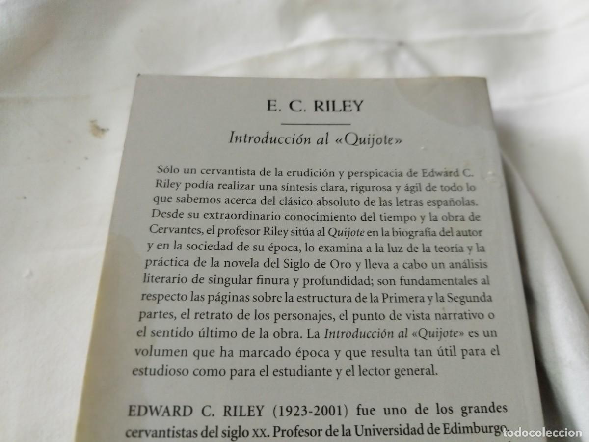 Libros de segunda mano: INTRODUCCION AL QUIJOTE / E.C.RILEY / PU-SA-05 - Foto 3