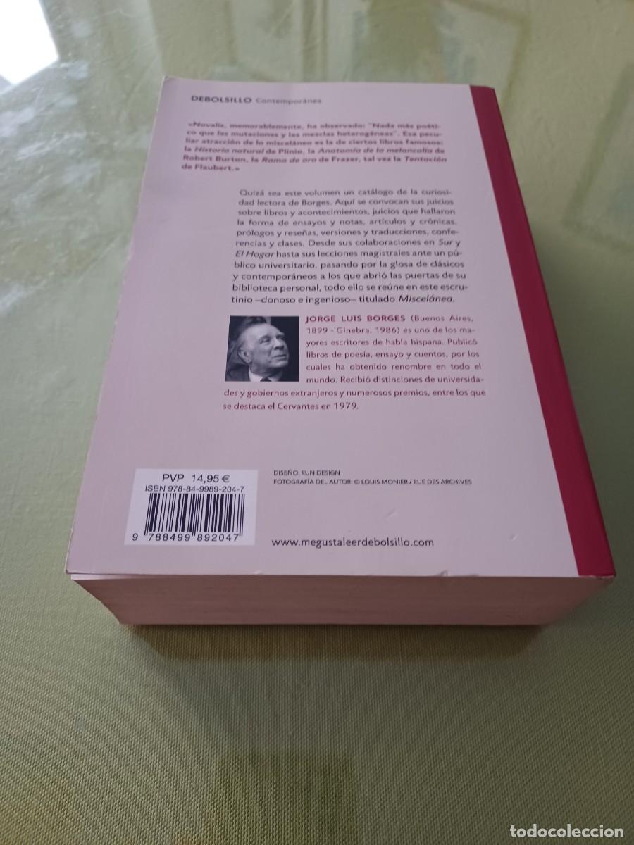 Libros de segunda mano: MISCELANEA - BORGES, JORGE LUIS - Foto 2