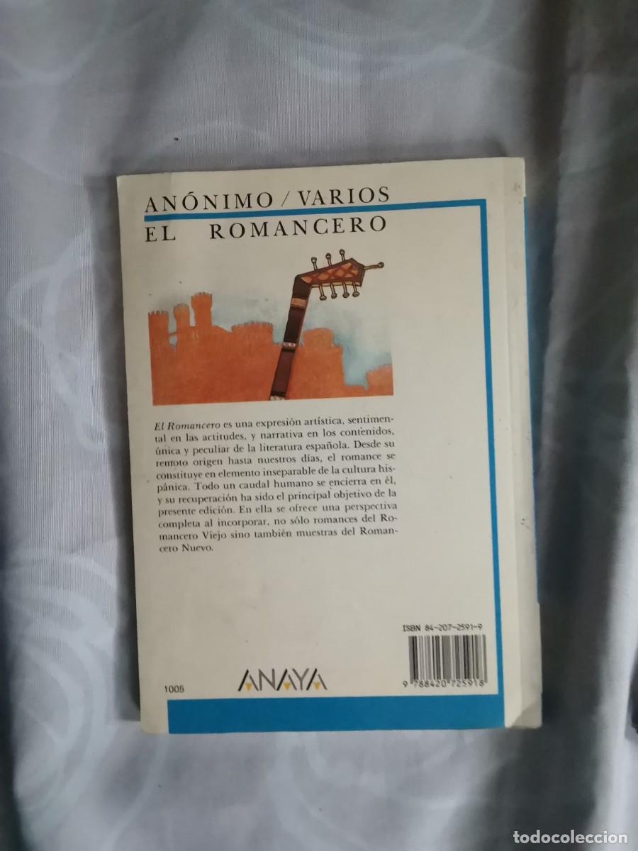 Libros de segunda mano: El romancero - An&oacute;nimo - Foto 2