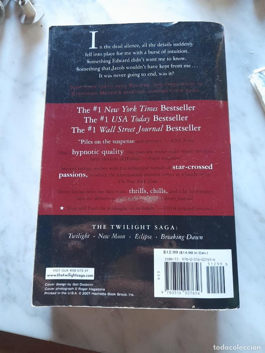 Libros de segunda mano: Libro en ingl&eacute;s english eclipse Stephenie Meyer - Foto 4