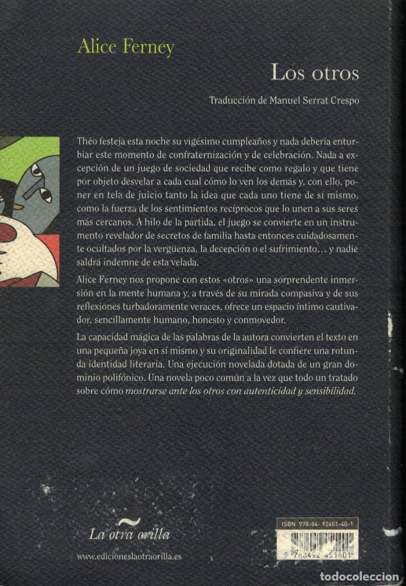 Libros de segunda mano: Alice Ferney, Los otros - Foto 2