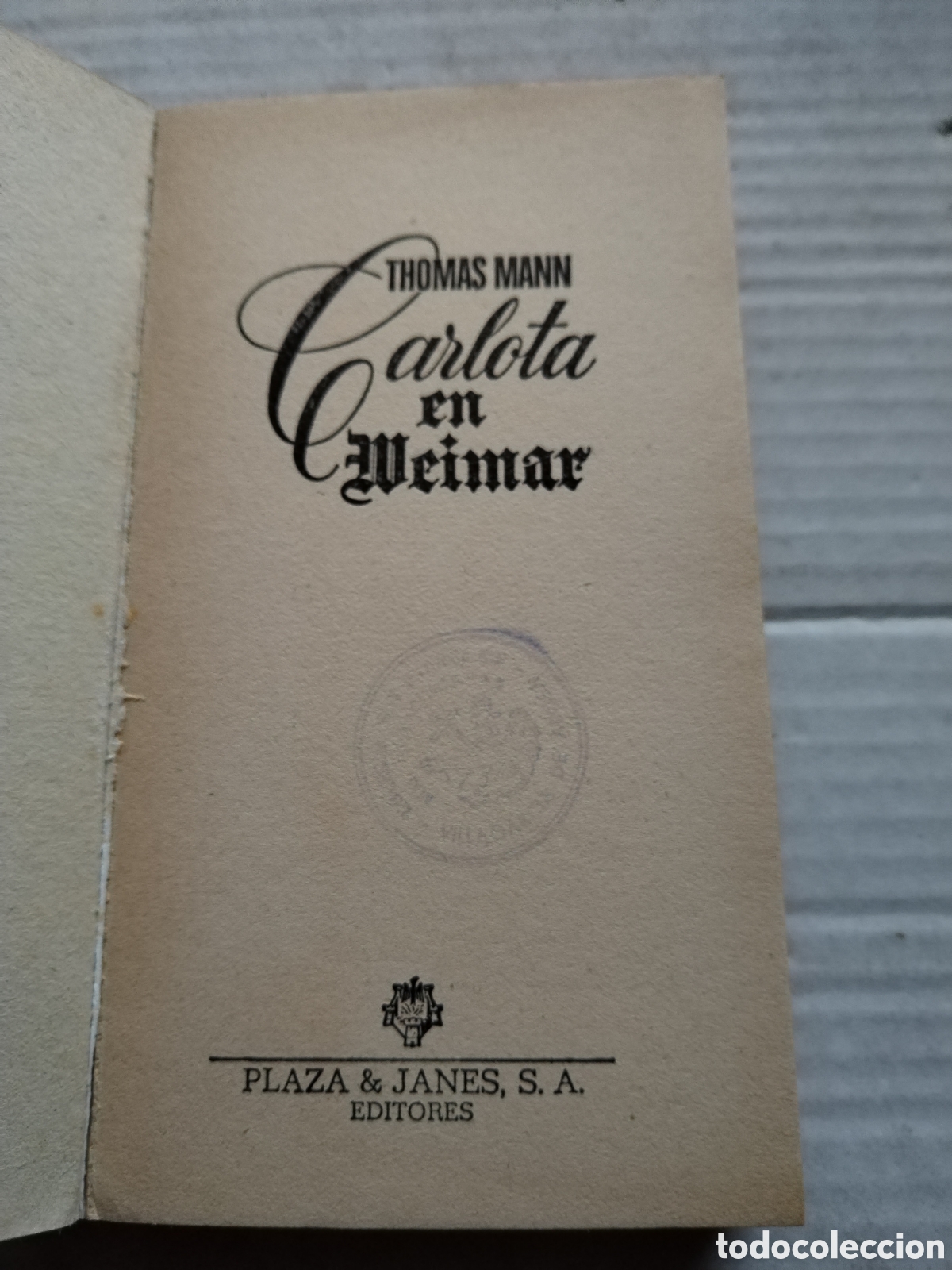 Libros de segunda mano: CARLOTA EN WEIMAR/THOMAS MANN - Foto 2