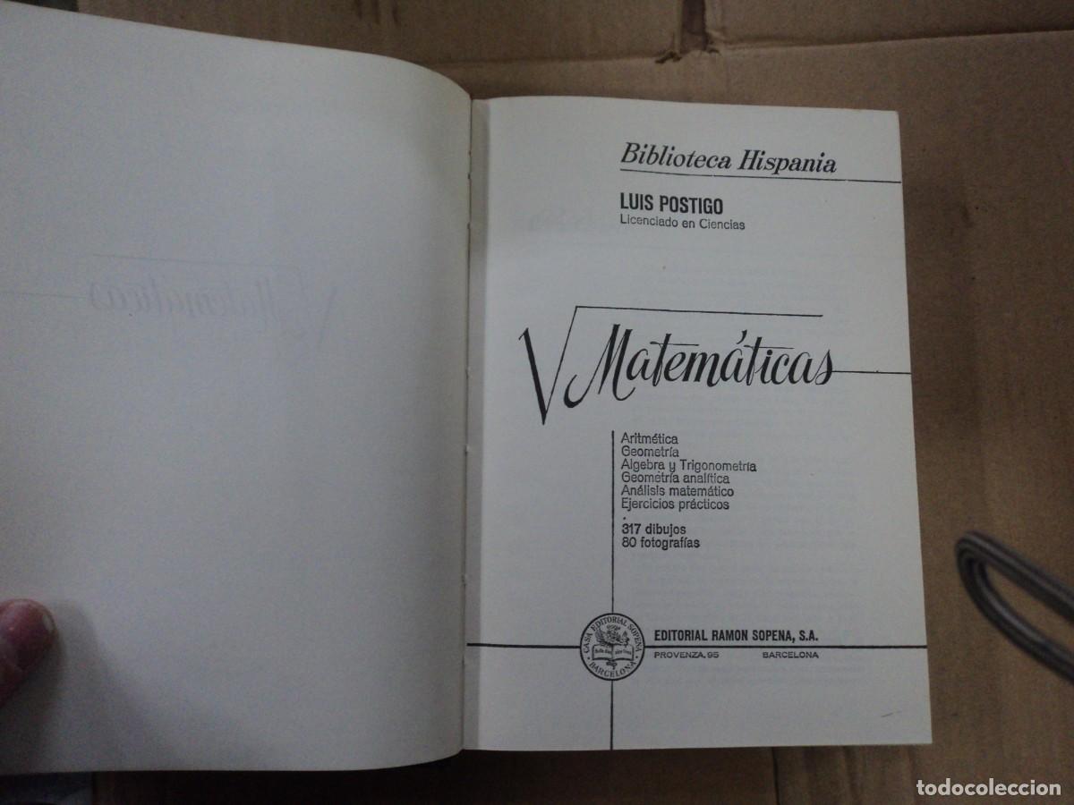 Libros de segunda mano: Matem&aacute;ticas - L. Postigo - Foto 2