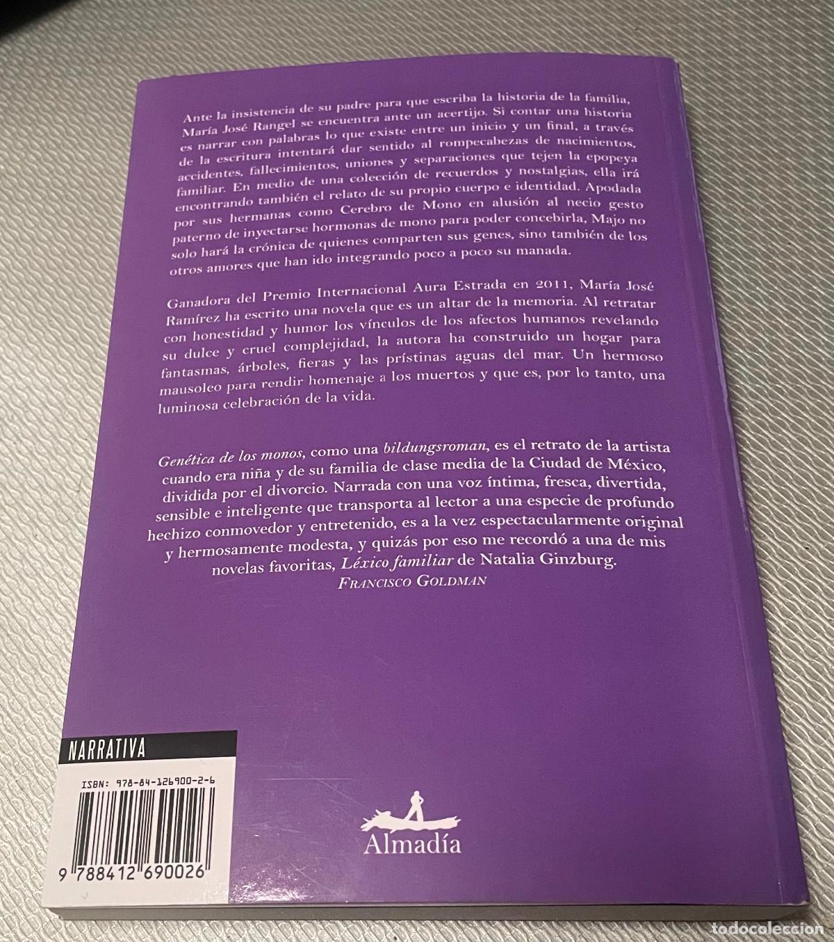 Libros de segunda mano: GEN&Eacute;TICA DE LOS MONOS Maria Jos&eacute; Ram&iacute;rez - Foto 2