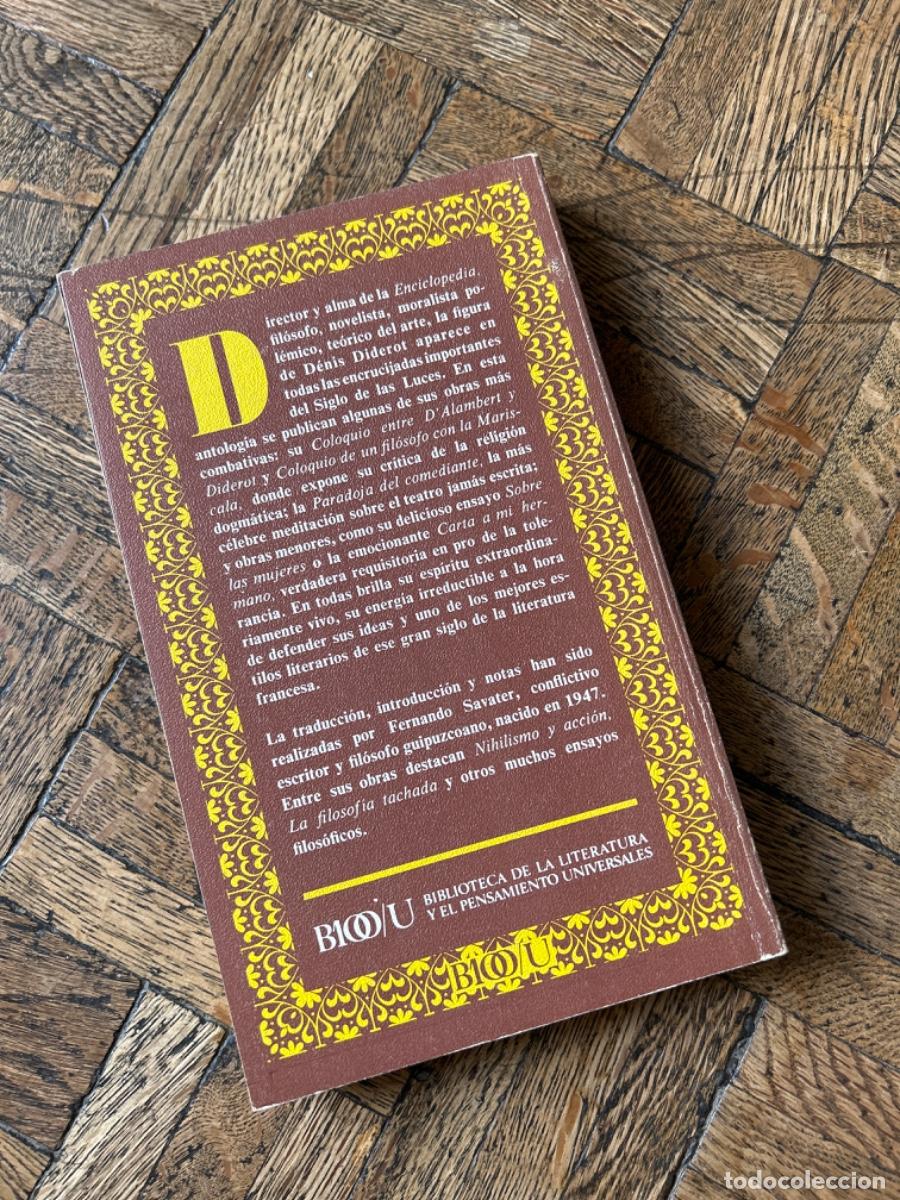 Libros de segunda mano: Escritos mitol&oacute;gicos - Diderot - Foto 4