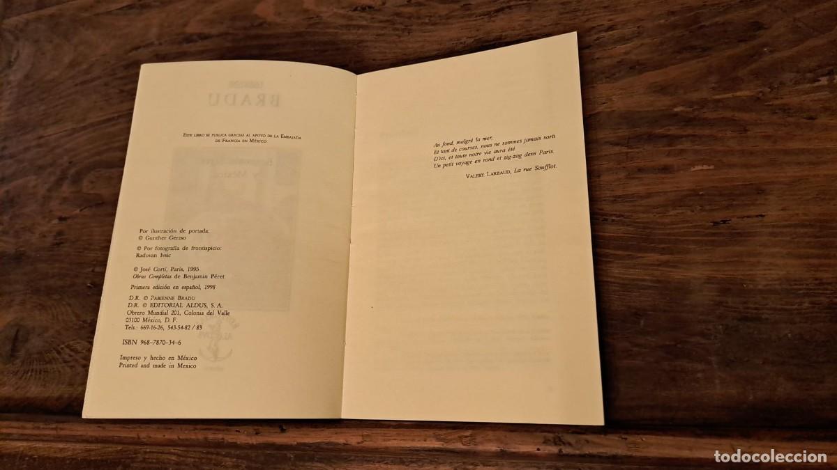 Libros de segunda mano: Benjamin P&eacute;ret y M&eacute;xico / Fabienne BRADU - Foto 3