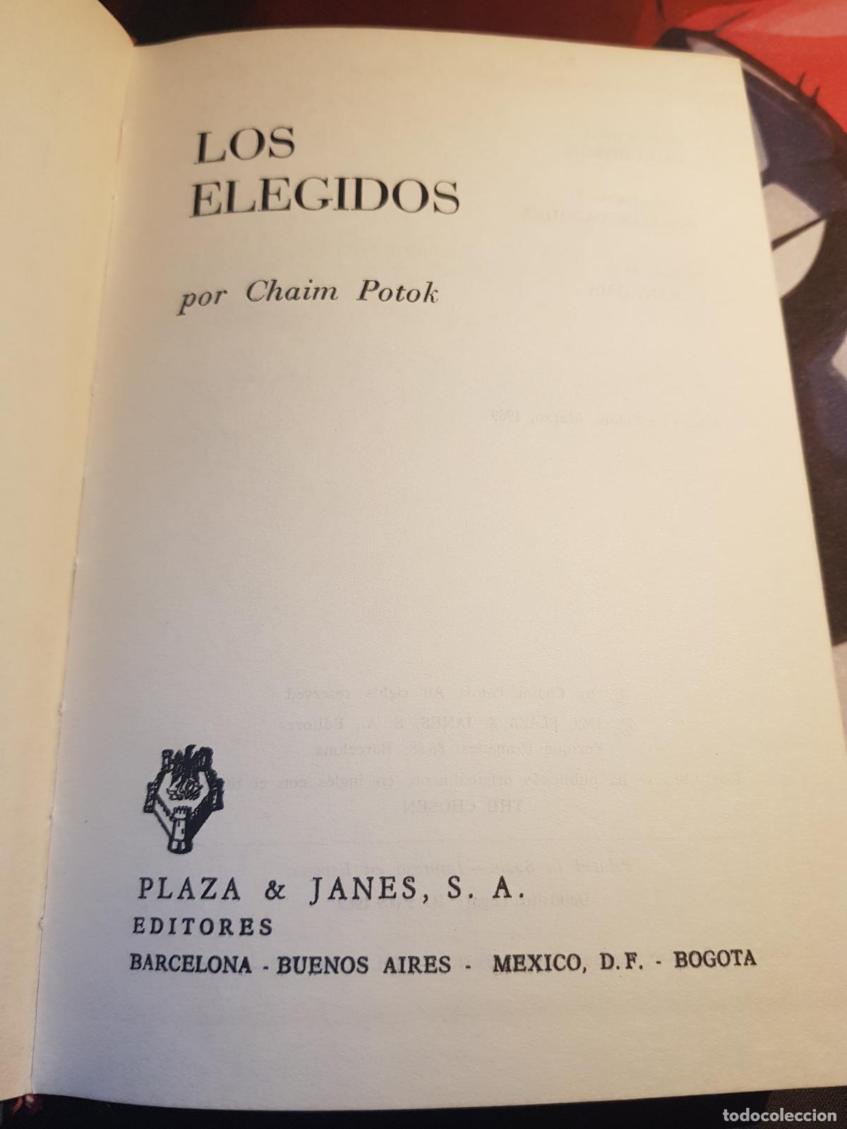 Libros de segunda mano: Los elegidos - Chaim Potok - Foto 2